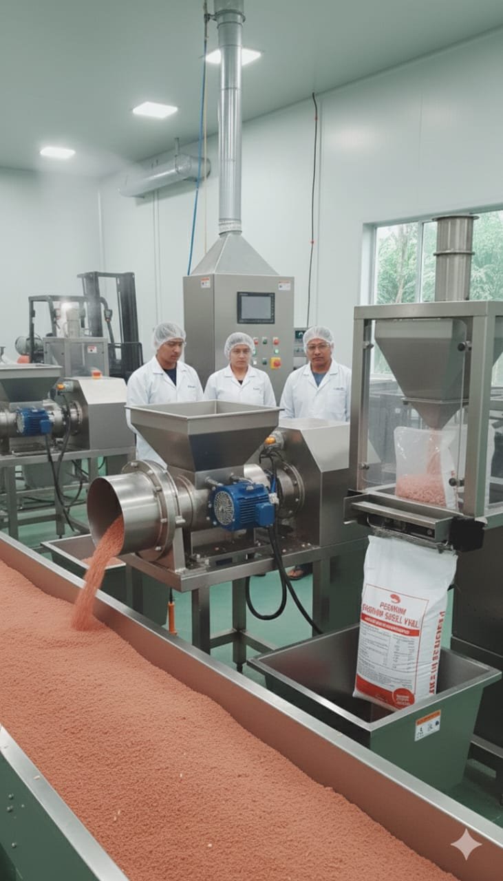 Ground into a smooth, even texture that blends easily into formulations